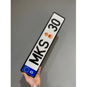 Dekor Plaka, Yazi Dekor Plaka, Isme Özel Plaka, Galeri Plakası